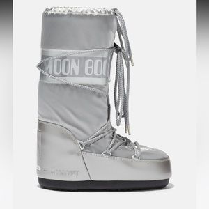 Moon boots silver women size EU 35-38
